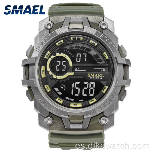 Reloj deportivo militar para hombre SMAEL LED Army para hombre